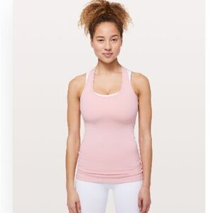 Lululemon - Cool Racerback Tank Top Faint Coral - Size 8